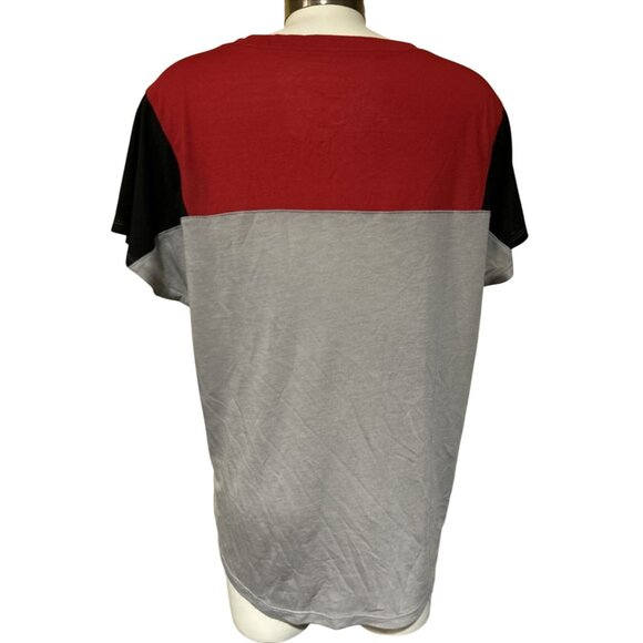 NEW Ohio State Buckeyes OSU Colosseum Gray Wide Neck Loose Fit Shirt Women's M - Picture 5 of 7